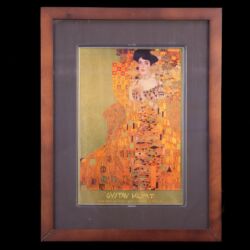 Picture 1/4 -Gustav Klimt: Adele portréja  aranylemezre (limitált példányban)
