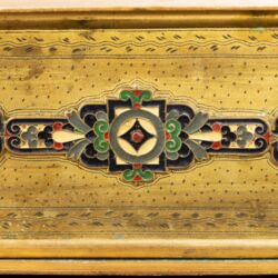 Picture 4/5 -Jewelry box made of copper with enamel decoration