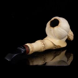 Picture 3/4 -Tajtékpipa  turbános török férfi fejet ábrázoló pipafejjel