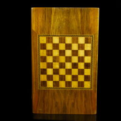 Kép 2/4 - Sakk készlet és backgammon intarziás fa dobozban