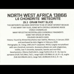 Kép 4/4 - Kondorit Meteorit NWA 13866 Észak-nyugat Afrika