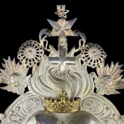 Picture 2/4 -Votív lángnyelvvel és hatágú csillaggal (PGR- Per Grazia Ricevuta)