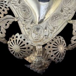 Picture 4/4 -Votív lángnyelvvel és hatágú csillaggal (PGR- Per Grazia Ricevuta)