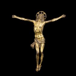 Picture 1/4 -Corpus Christi - gilded bronze crucified body of Christ