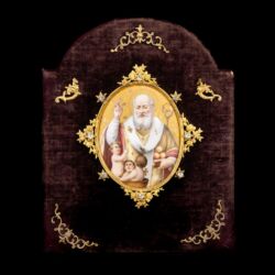 Picture 1/3 -Bari Szent Miklós festett zománckép