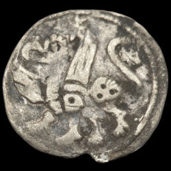 Picture 2/3 -King Andrew II of Hungary silver denarius ÉH 190
