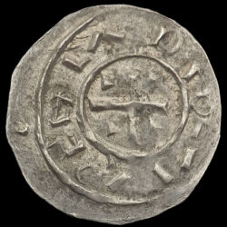 Kép 2/3 - Kálmán magyar király (1095-1116) ezüst denár ÉH 26