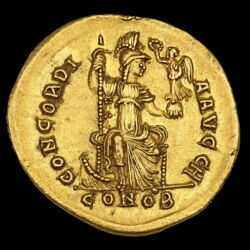 Kép 2/3 - Arcadius bizánci császár arany solidus