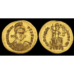 Picture 3/3 -Byzantine emperor Arcadius gold solidus