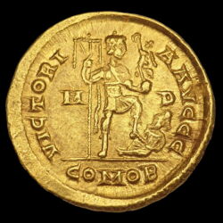 Picture 2/3 -Byzantine emperor Arcadius gold solidus