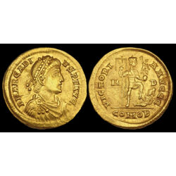 Kép 3/3 - Arcadius bizánci császár arany solidus
