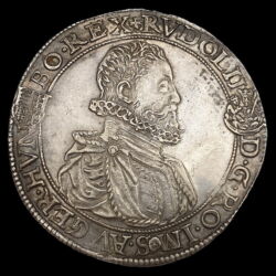 Picture 1/3 -Rudolf II Hungarian King silver thaler 1604 KB