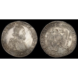 Kép 3/3 - Rudolf magyar király ezüst tallér 1604 KB