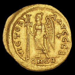 Kép 2/3 - Zeno bizánci császár arany solidus