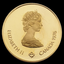 Picture 2/5 -100 Dollar 1976 Canada Half Ounce Gold Coin