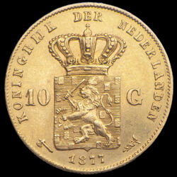 Picture 2/3 -10 Gulden 1877 