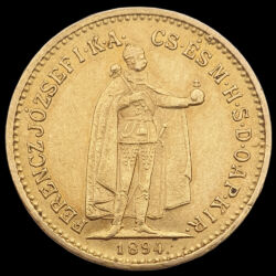Picture 1/3 -10 Korona 1894 KB Ferenc József