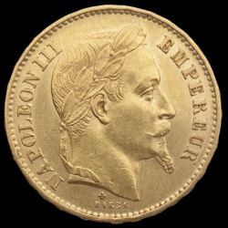 Picture 1/3 -20 Frank 1870 BB III. Napóleon arany érme