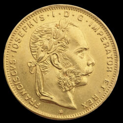 Picture 1/3 -8 Florin 20 Francs 1892 utánveret aranyérme