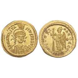 Picture 3/3 -Anastasius bizánci császár arany solidus