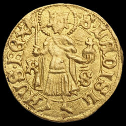 Picture 2/3 -Gold Forint Sigismund of Luxembourg Hungarian king K-S