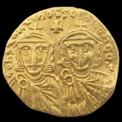 Kép 1/3 - Constantine V Copronymus bizánci arany solidus