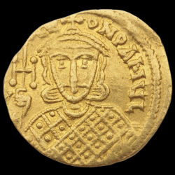 Kép 2/3 - Constantine V Copronymus bizánci arany solidus