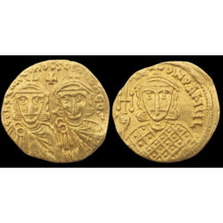 Kép 3/3 - Constantine V Copronymus bizánci arany solidus