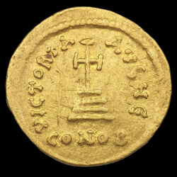 Kép 2/2 - Heraclius és Heraclius Constantine (Kr.u. 610-641) - Bizánci arany solidus