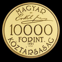 Kép 1/2 - 10000 Forint 1993 Erkel Ferenc