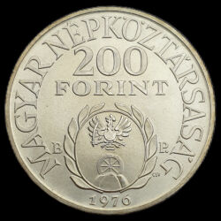 Kép 1/3 - 200 Forint 1976 Pro Patria et Libertate