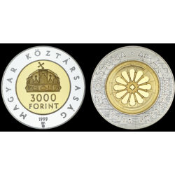 Kép 3/3 - 3000 Forint 1999 Az Államalapítás 1000. évfordulójára