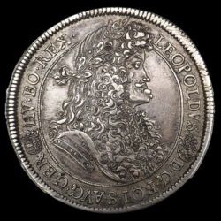 Kép 1/2 - I. Lipót magyar király ezüst tallér 1691 KB