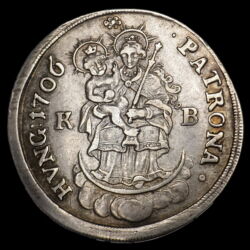 Kép 1/2 - II. Rákóczi Ferenc ezüst 1/2 tallér 1706 KB