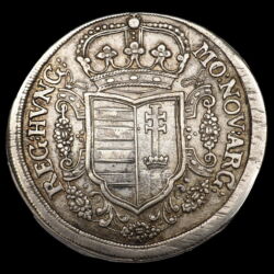 Kép 2/2 - II. Rákóczi Ferenc ezüst 1/2 tallér 1706 KB