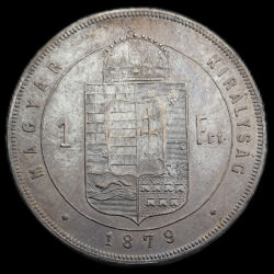 Picture 2/3 -1 Forint 1879 KB Franz Joseph