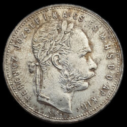 Picture 1/3 -Franz Joseph 1 Forint 1881 KB