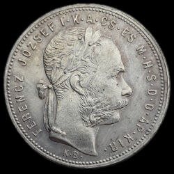 Picture 1/3 -Franz Joseph 1 Forint 1881 KB