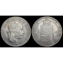 Picture 3/3 -Franz Joseph 1 Forint 1881 KB