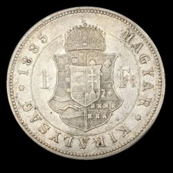 Picture 2/2 -Franz Joseph 1 Forint 1885 KB