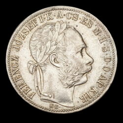 Kép 1/2 - Ferenc József 1 Forint 1889 KB