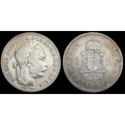 Kép 3/3 - Ferenc József 1 Forint 1884 KB