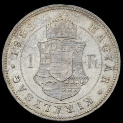 Kép 2/3 - 1 Forint 1888 KB Ferenc József