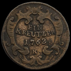 Picture 2/3 -1 Krajcár 1762 K Mária Terézia