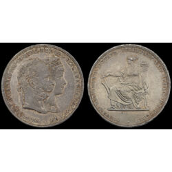 Picture 3/3 -2 Gulden 1879 For the 25th wedding anniversary of Franz Joseph and Sissi