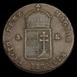 Picture 2/3 -3 Kreuzer 1849 NB