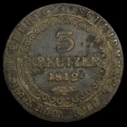 Picture 2/3 -3 Kreuzer 1812 B 