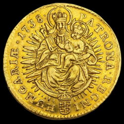 Picture 2/3 -Charles III gold ducat 1738 KB