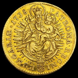 Kép 2/3 - III. Károly arany dukát 1738 KB