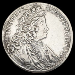 Kép 1/2 - III. Károly magyar király ezüst 1/2 tallér 1716 KB